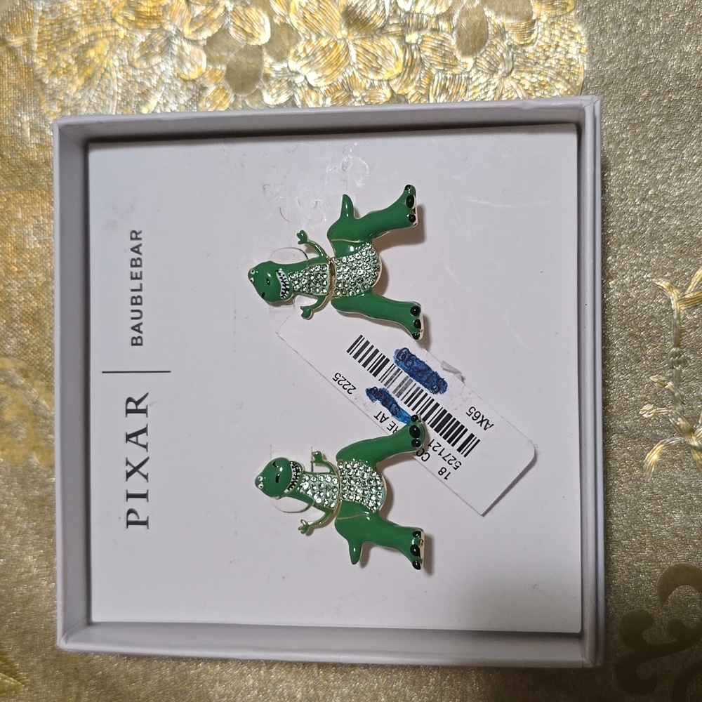 Disney Pixar x Baublebar Rex from Toy Story Slider Earrings